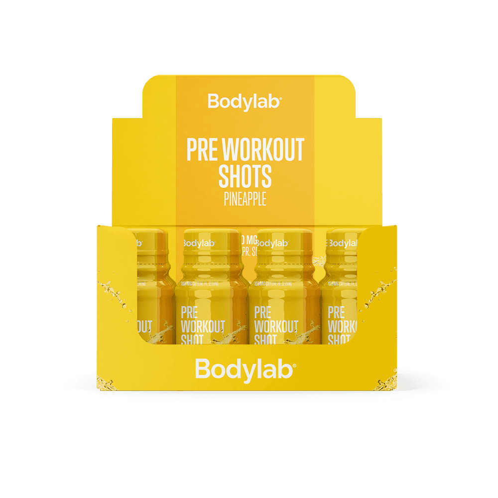 Bodylab Pre Workout Shot Pineapple, 12 x 60 ml.